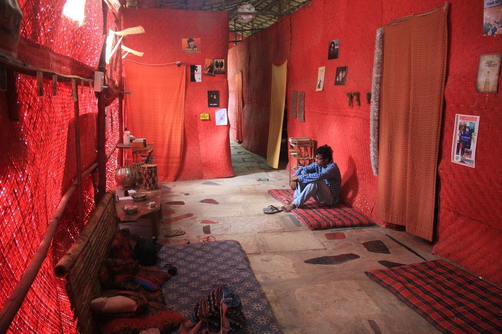 Bricks And Bamboo Hostel อันจูนา ภายนอก รูปภาพ